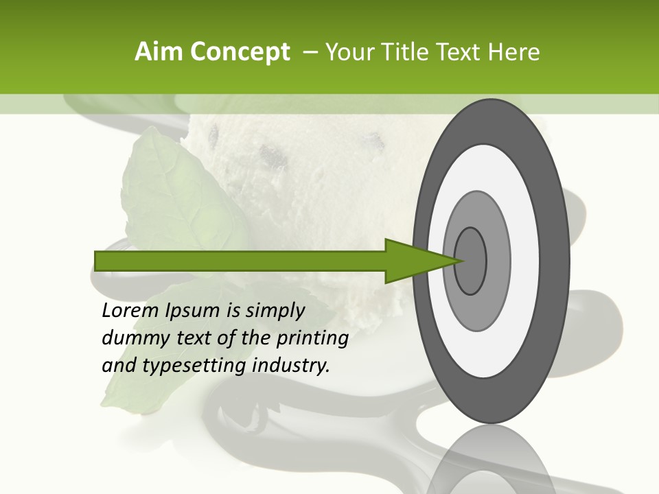 Mint Sweet Chocolate PowerPoint Template