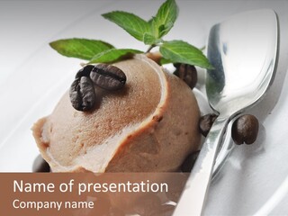 Dairy Coffee Sweet PowerPoint Template