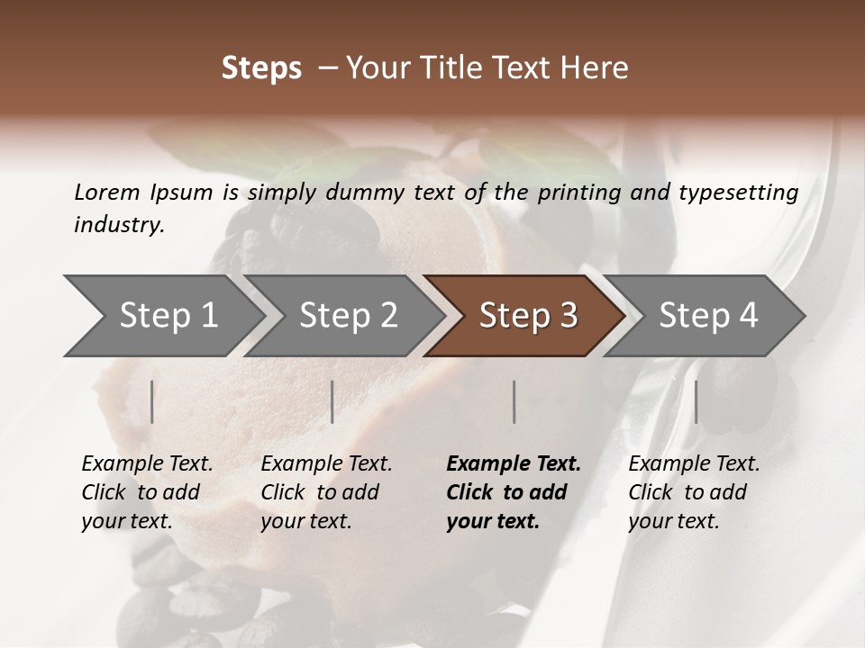 Dairy Coffee Sweet PowerPoint Template