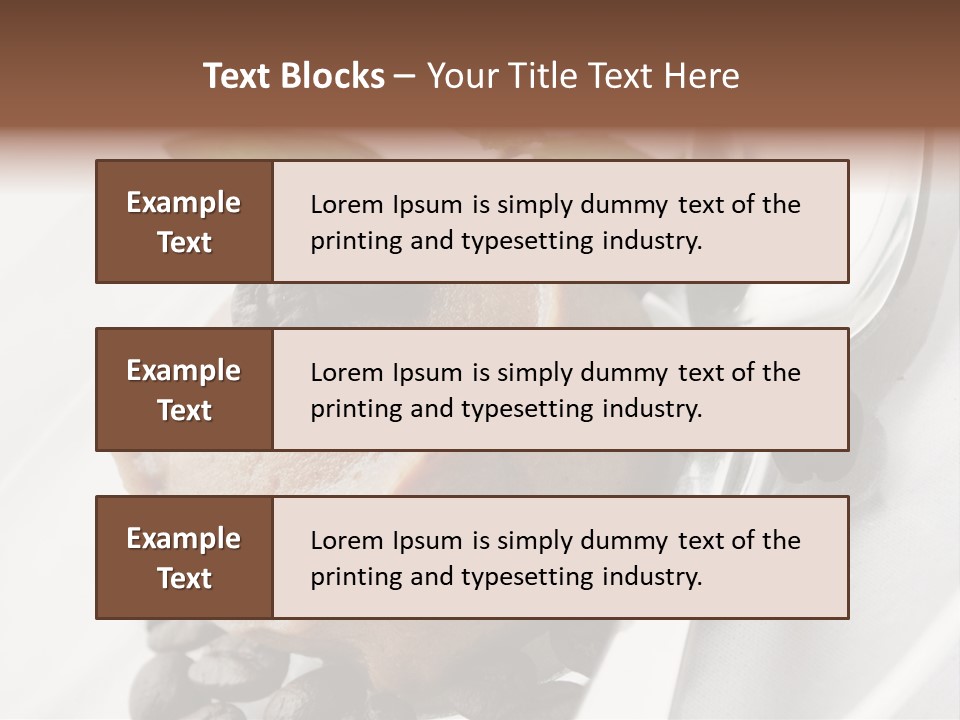Dairy Coffee Sweet PowerPoint Template