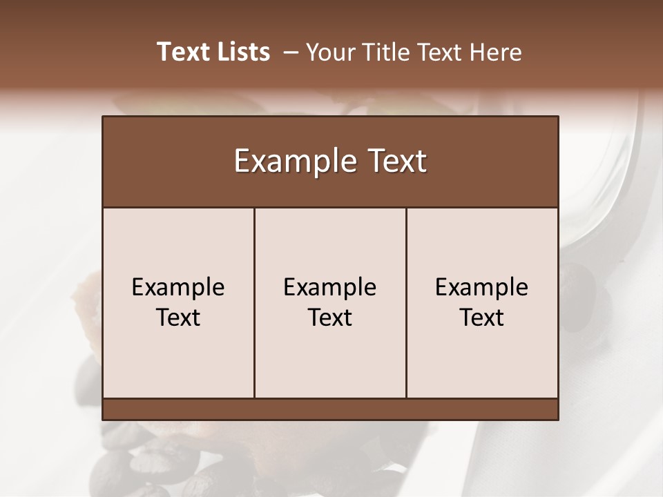Dairy Coffee Sweet PowerPoint Template