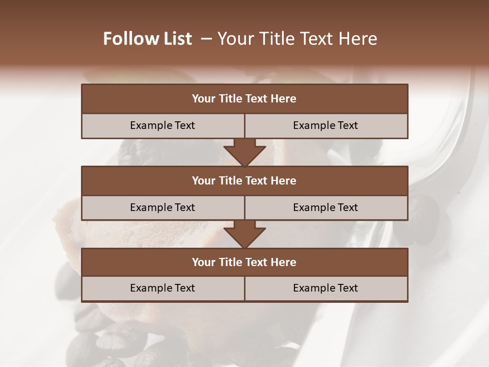 Dairy Coffee Sweet PowerPoint Template