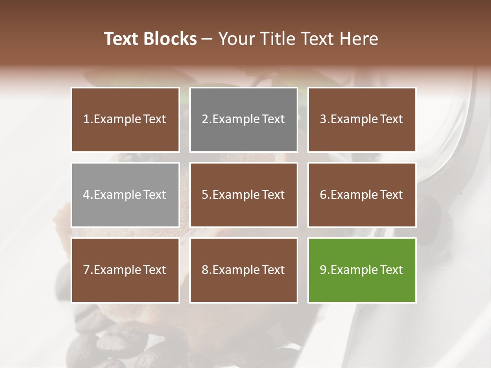 Dairy Coffee Sweet PowerPoint Template