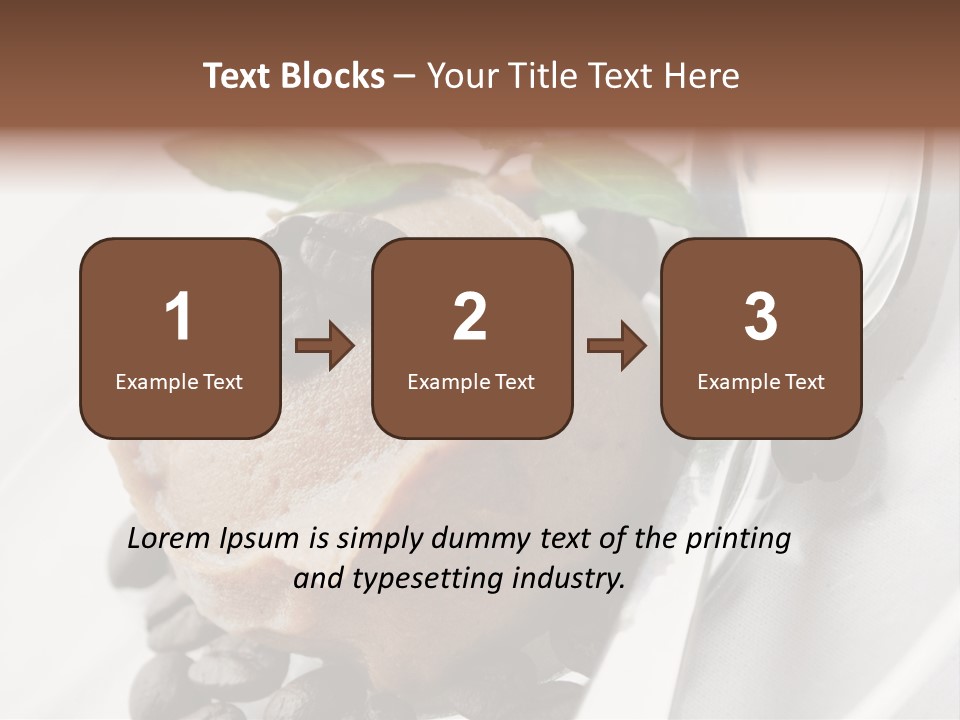 Dairy Coffee Sweet PowerPoint Template