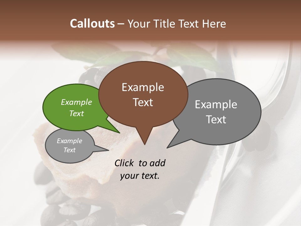 Dairy Coffee Sweet PowerPoint Template