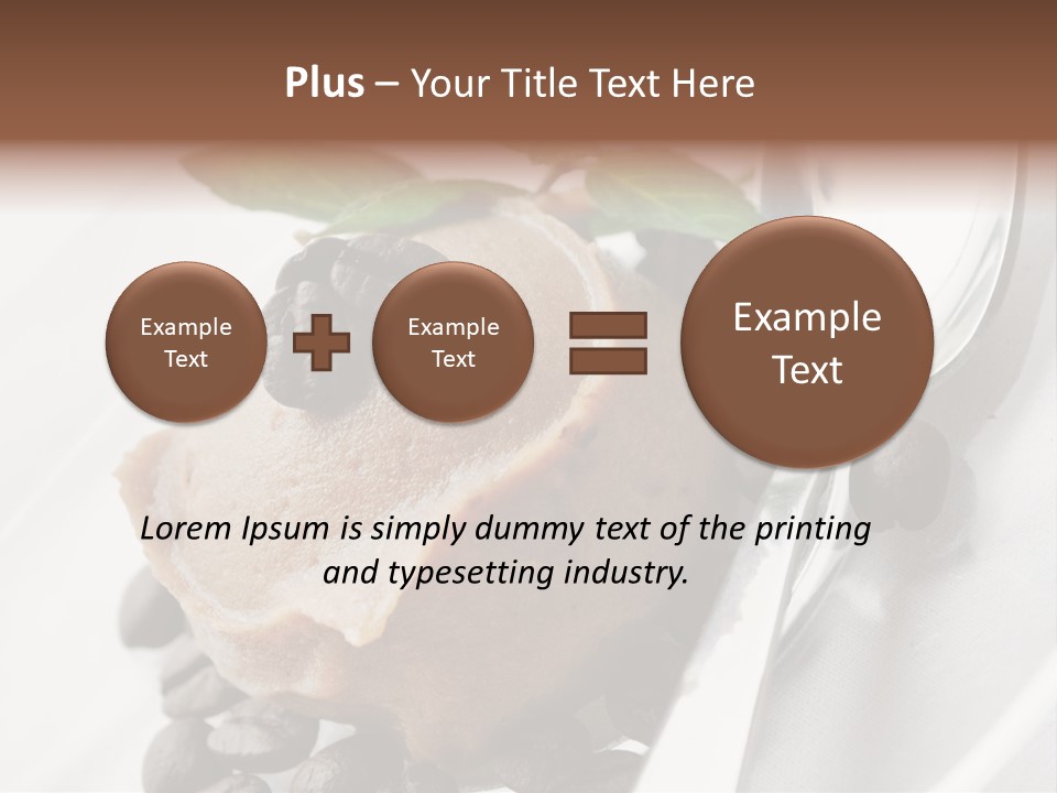 Dairy Coffee Sweet PowerPoint Template