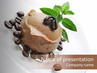 Ice Delicious Dish PowerPoint Template