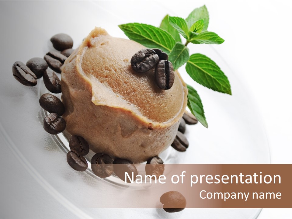 Ice Delicious Dish PowerPoint Template
