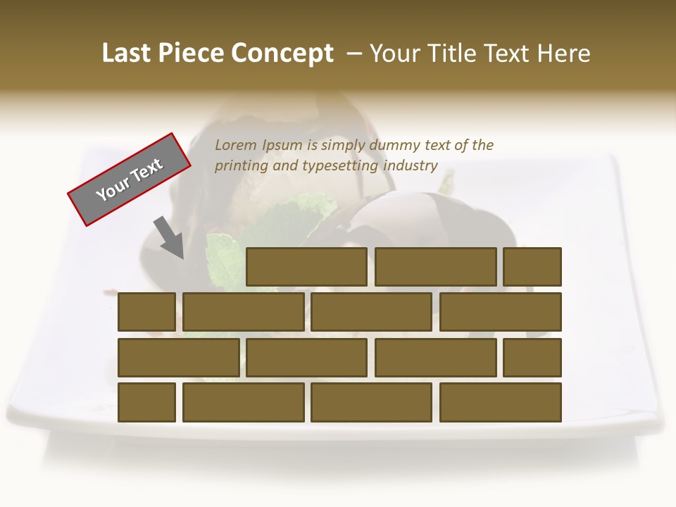 Copyspace Cup Rustic PowerPoint Template