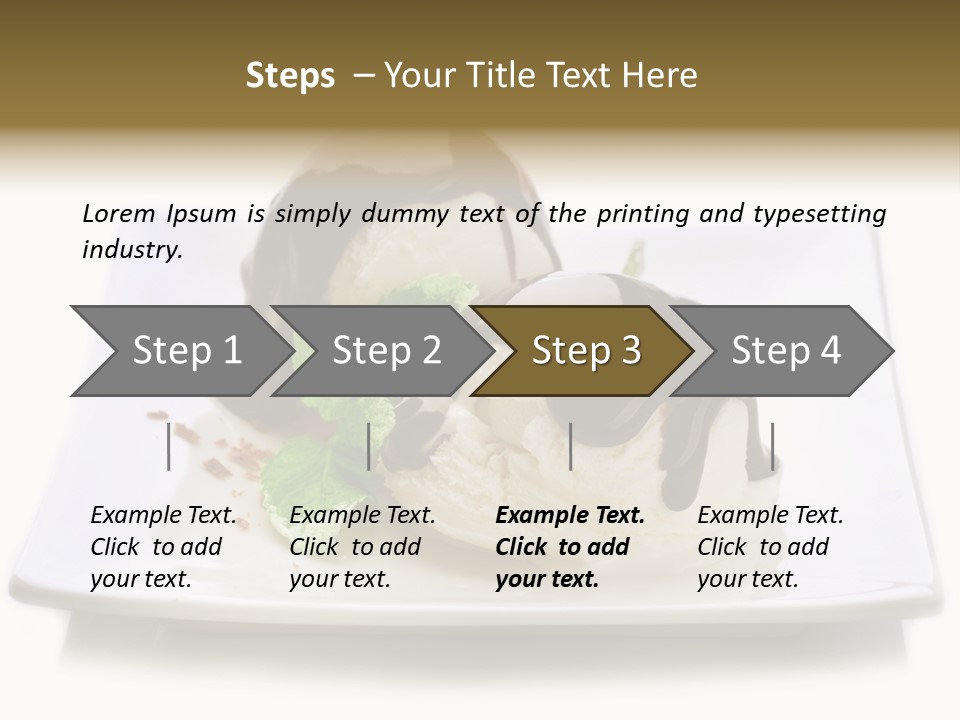 Copyspace Cup Rustic PowerPoint Template