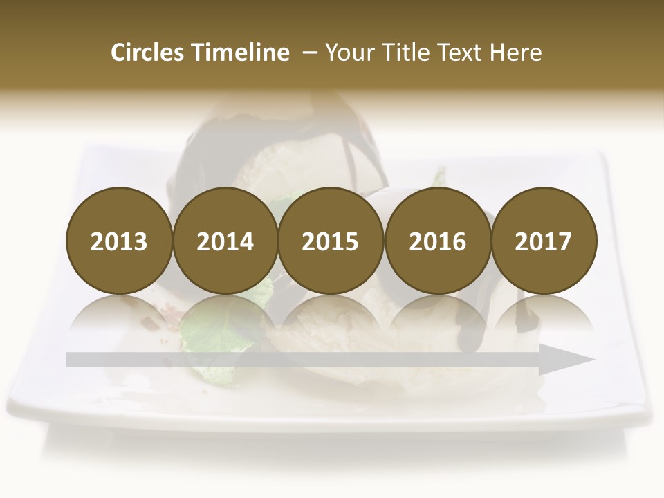 Copyspace Cup Rustic PowerPoint Template