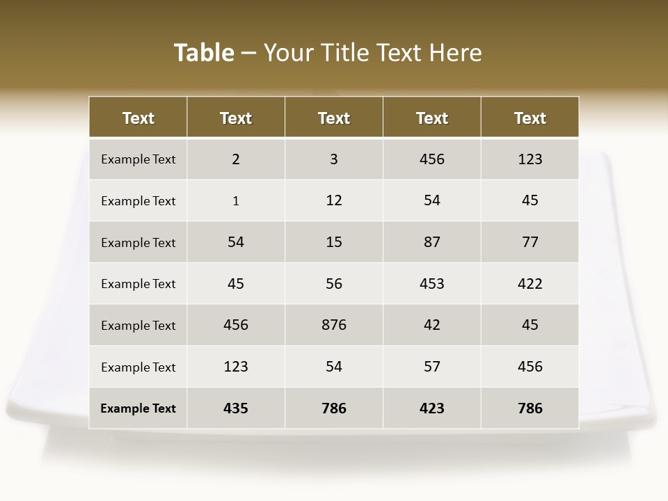 Copyspace Cup Rustic PowerPoint Template