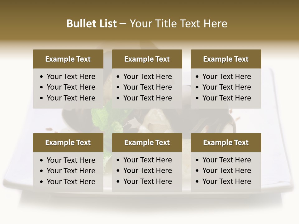 Copyspace Cup Rustic PowerPoint Template