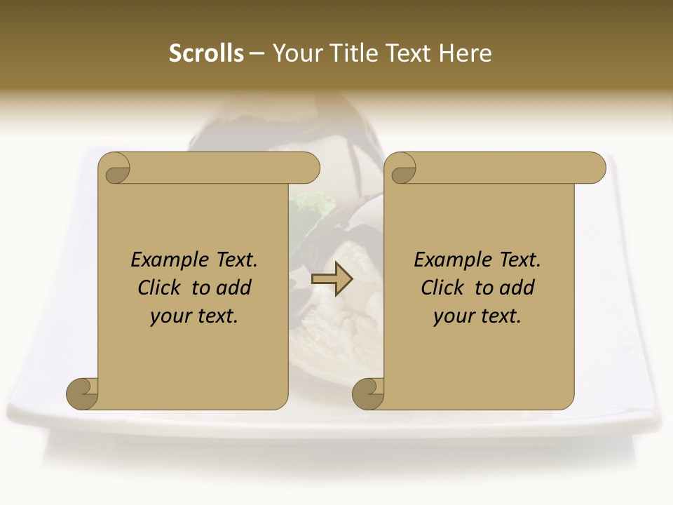 Copyspace Cup Rustic PowerPoint Template