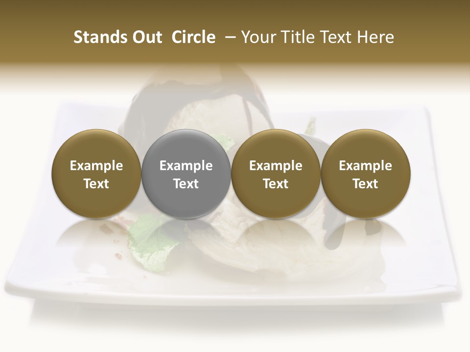 Copyspace Cup Rustic PowerPoint Template