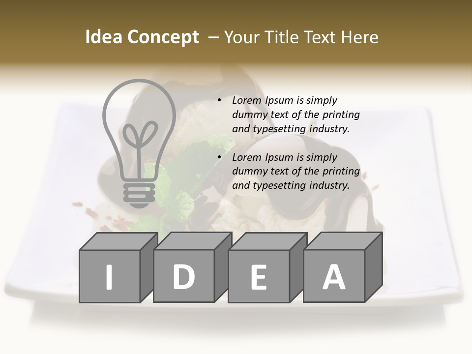 Copyspace Cup Rustic PowerPoint Template