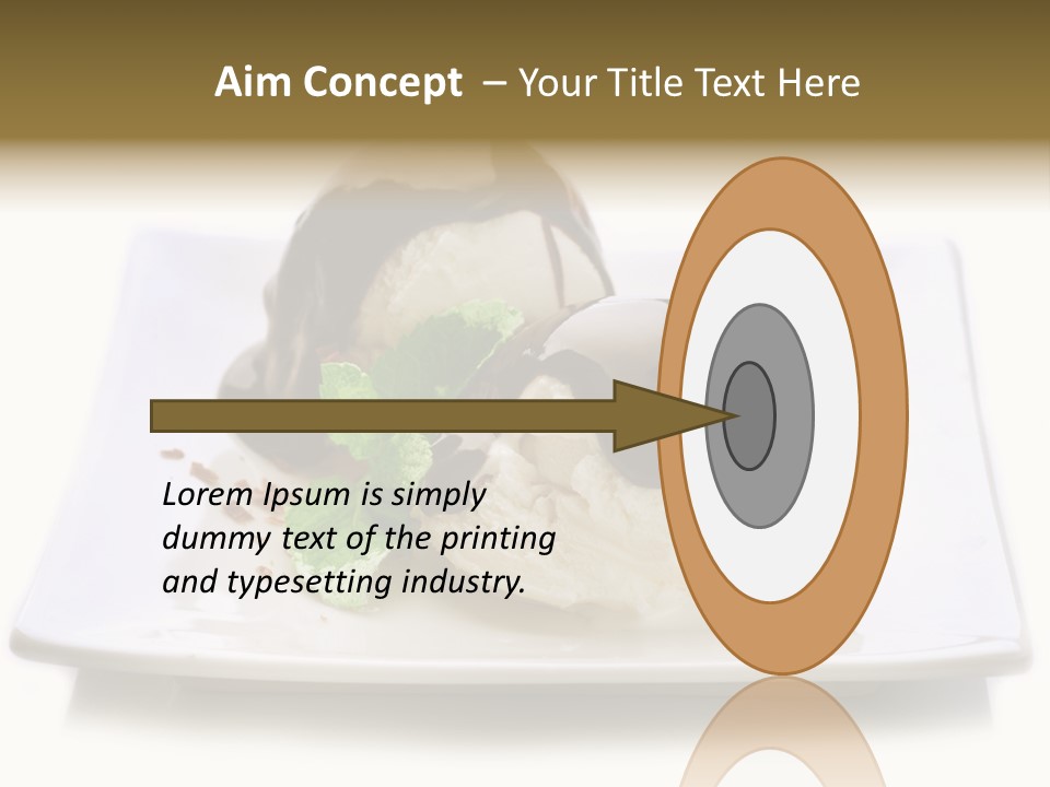 Copyspace Cup Rustic PowerPoint Template