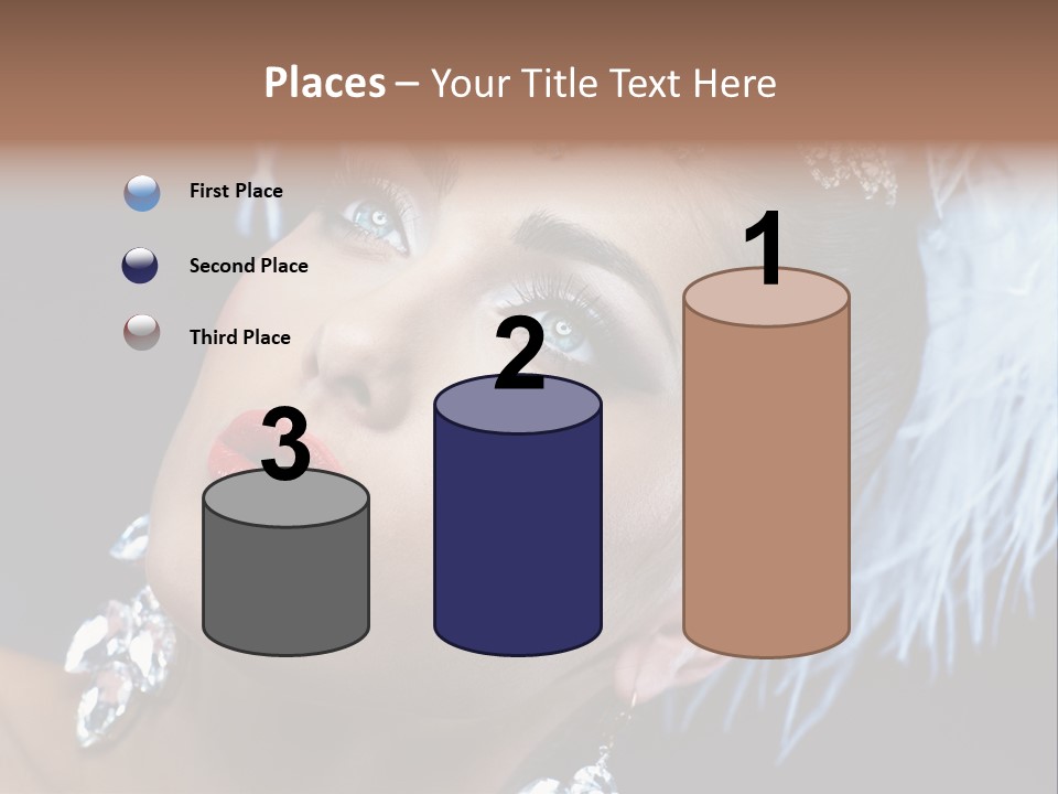 Performance Female Closeup PowerPoint Template