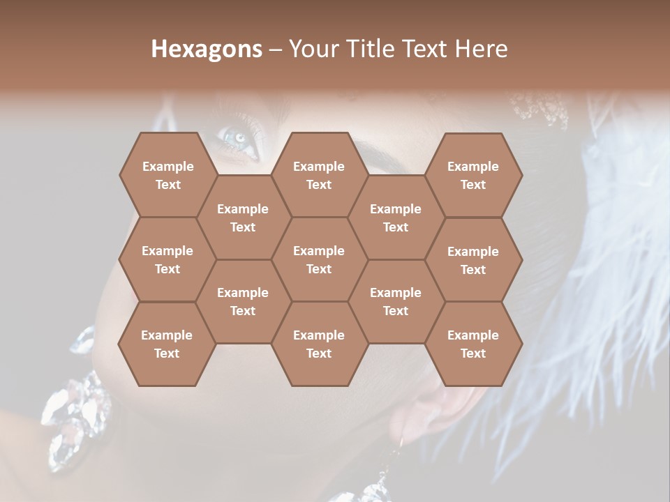 Performance Female Closeup PowerPoint Template