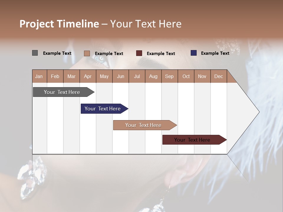 Performance Female Closeup PowerPoint Template