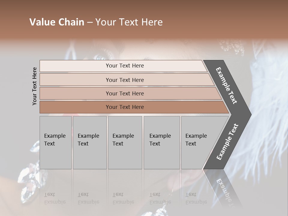 Performance Female Closeup PowerPoint Template
