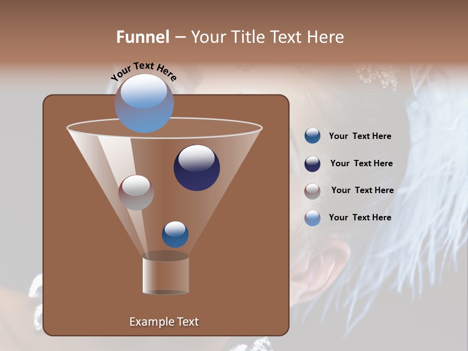 Performance Female Closeup PowerPoint Template