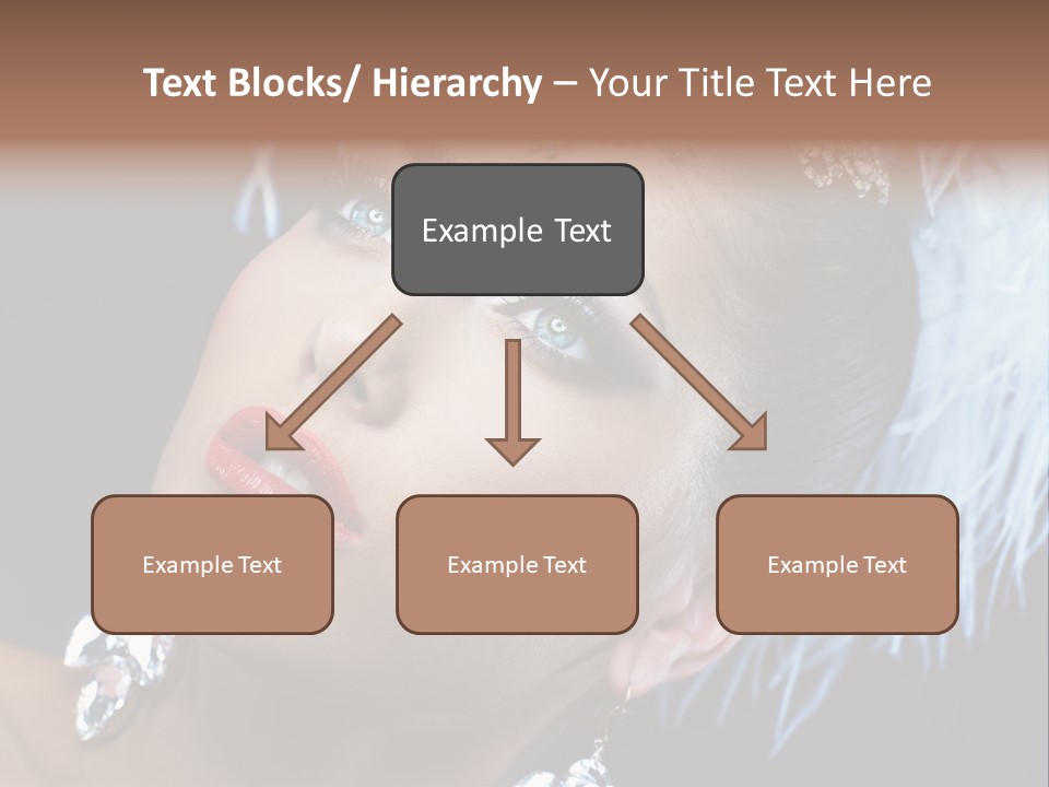 Performance Female Closeup PowerPoint Template