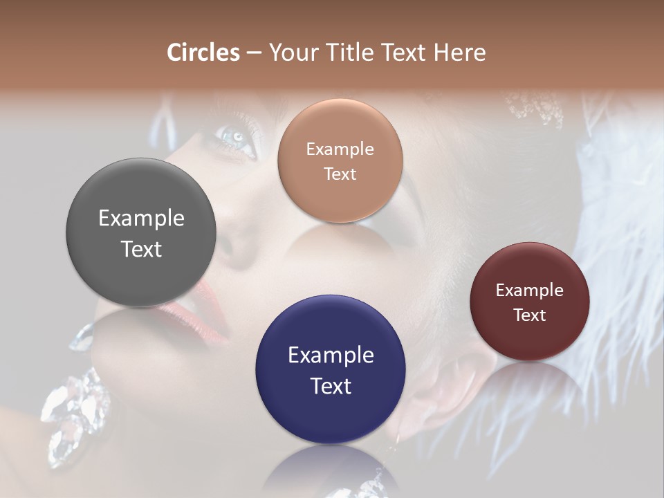 Performance Female Closeup PowerPoint Template