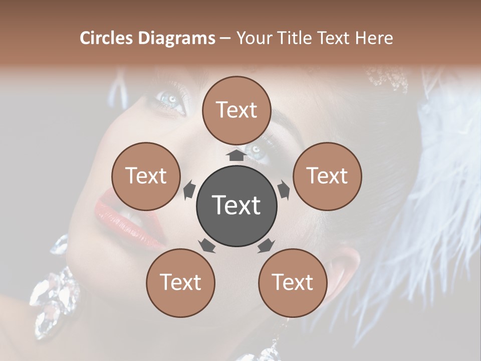 Performance Female Closeup PowerPoint Template