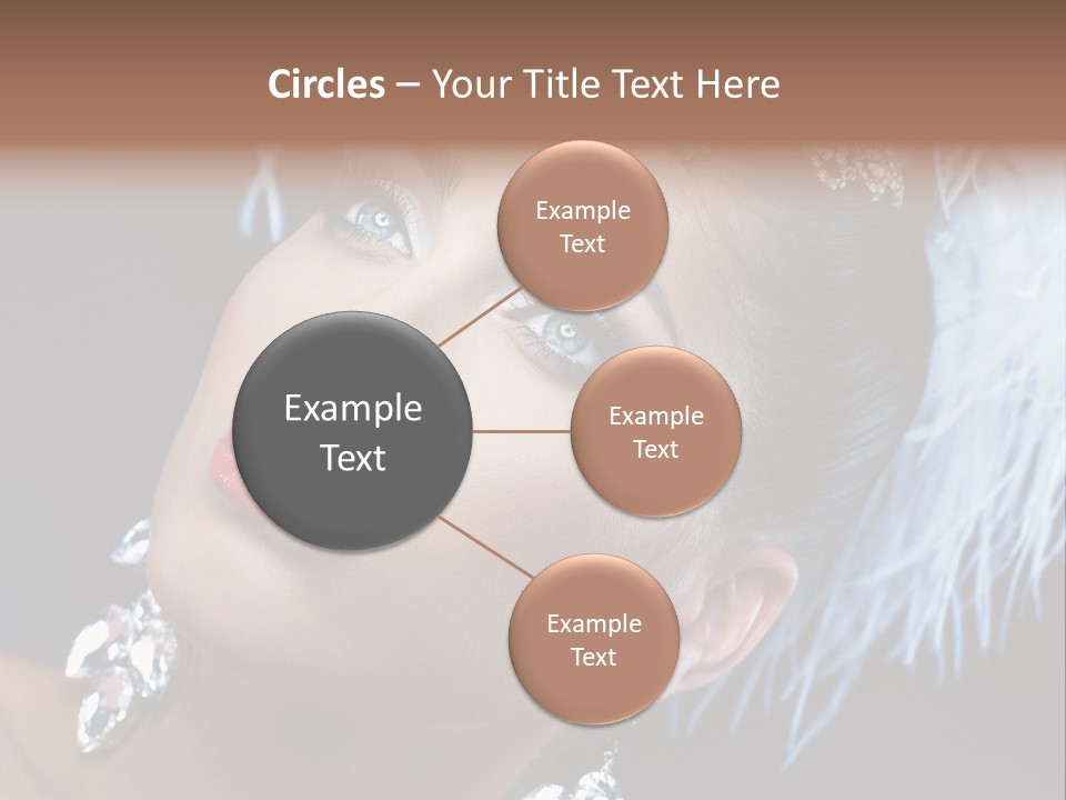 Performance Female Closeup PowerPoint Template