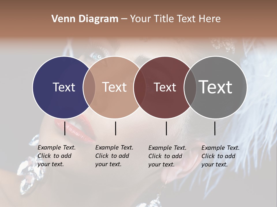 Performance Female Closeup PowerPoint Template