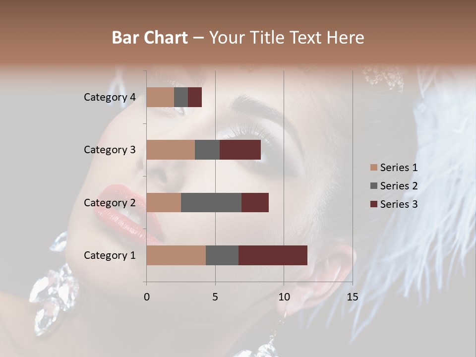 Performance Female Closeup PowerPoint Template