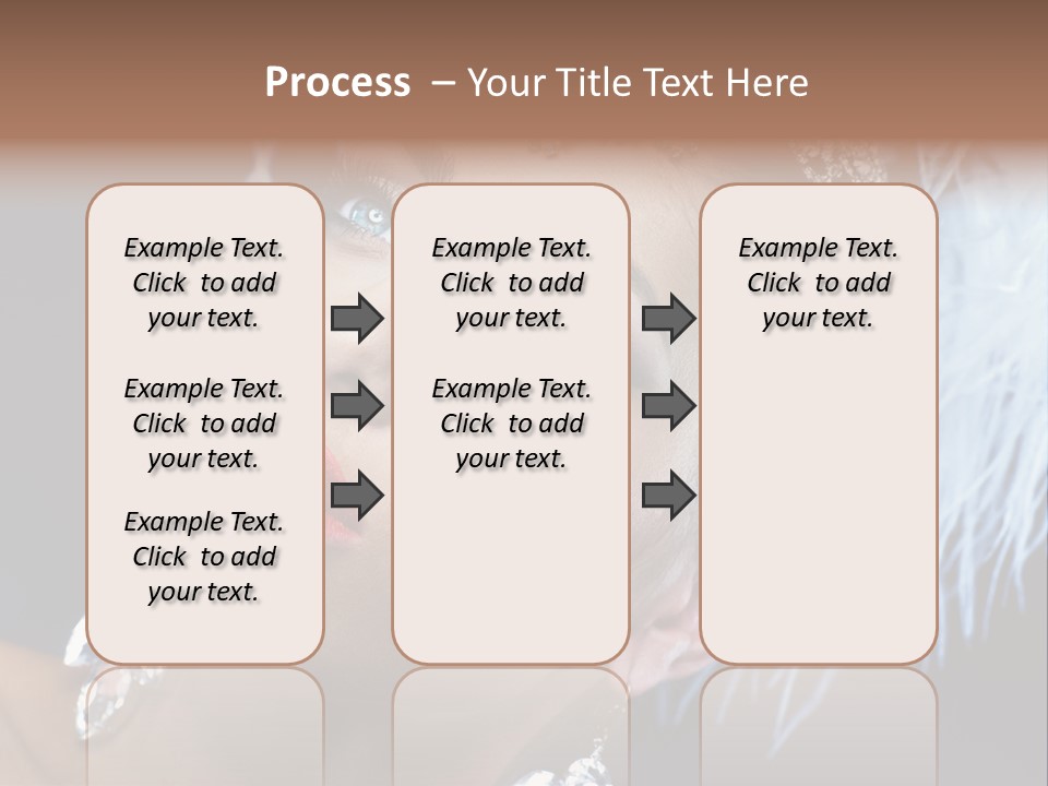 Performance Female Closeup PowerPoint Template