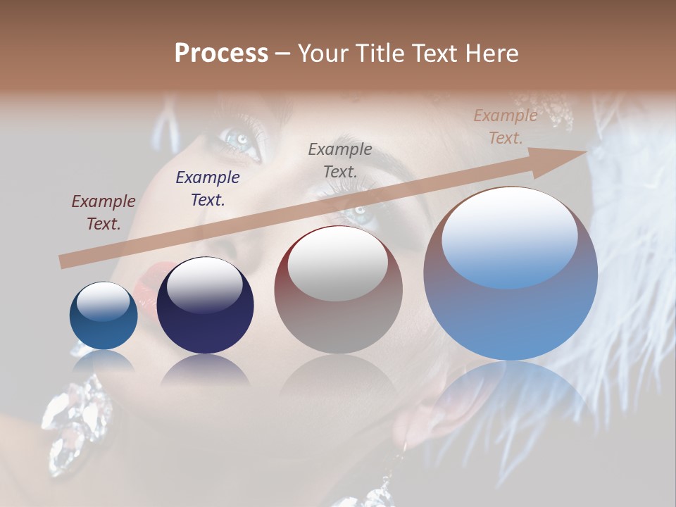 Performance Female Closeup PowerPoint Template