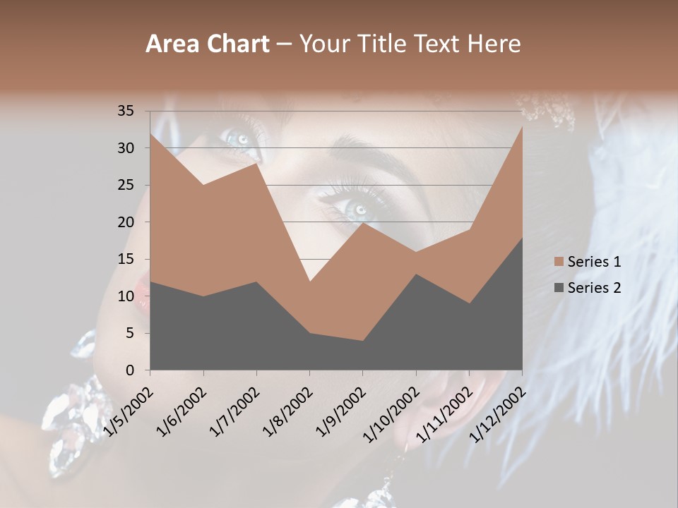 Performance Female Closeup PowerPoint Template