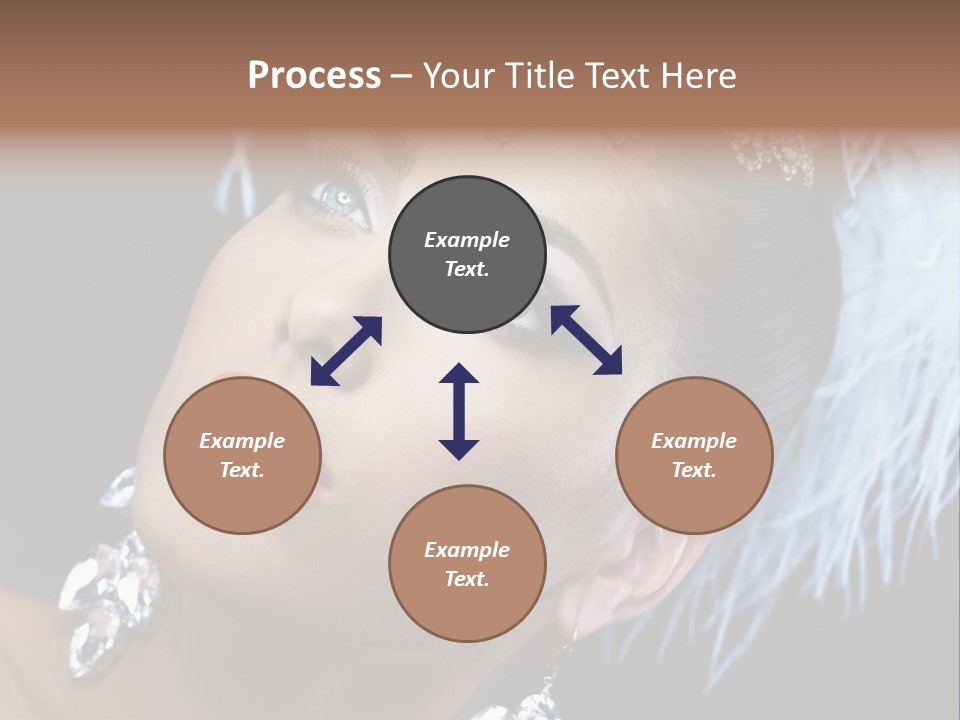 Performance Female Closeup PowerPoint Template