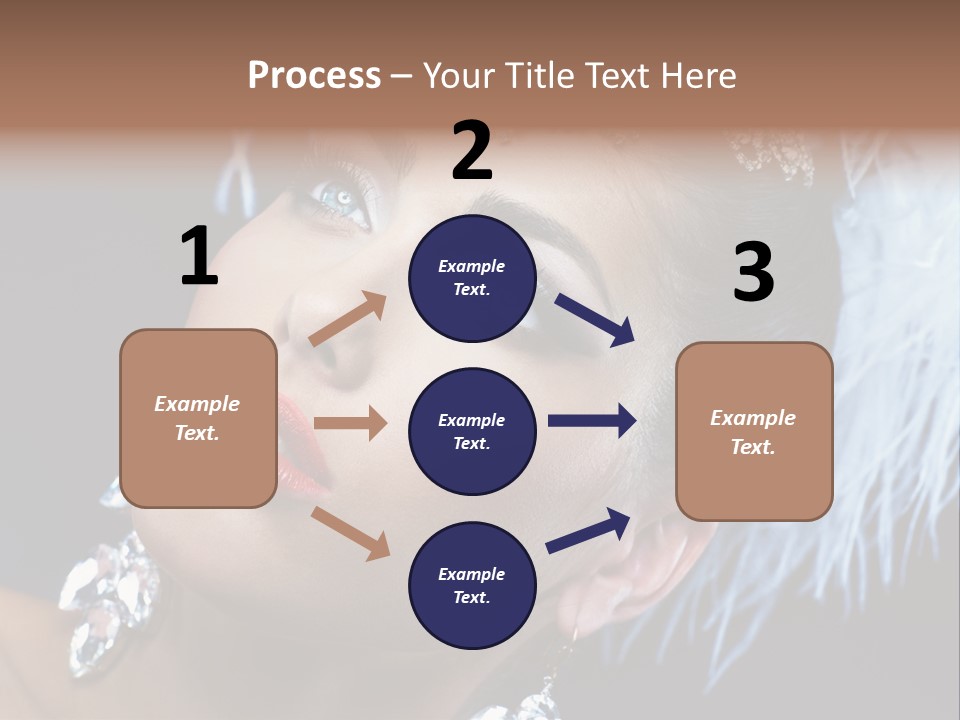 Performance Female Closeup PowerPoint Template