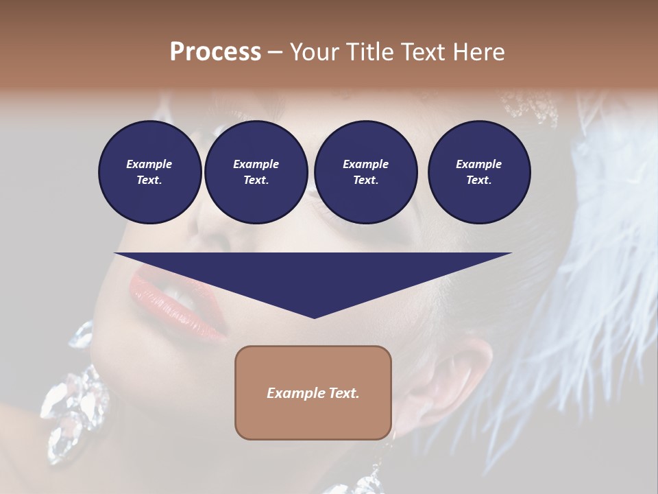 Performance Female Closeup PowerPoint Template