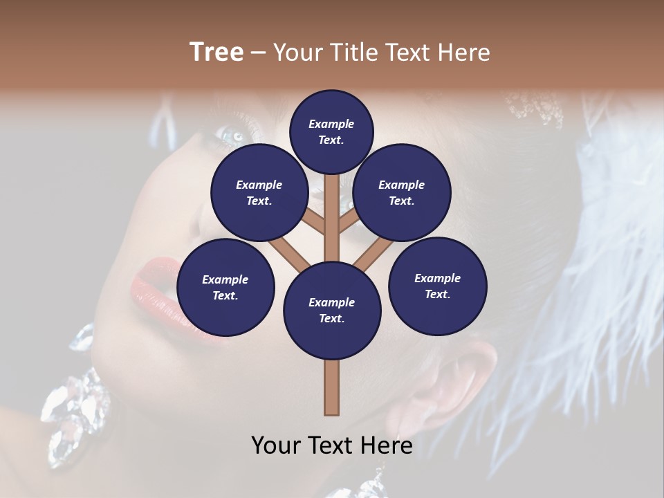 Performance Female Closeup PowerPoint Template