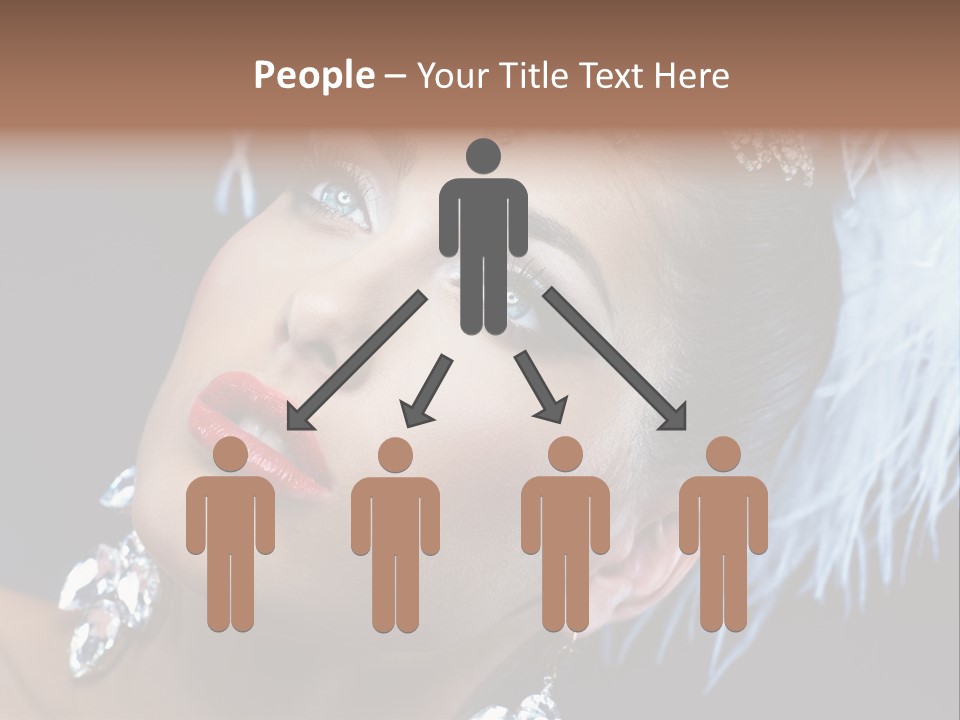 Performance Female Closeup PowerPoint Template