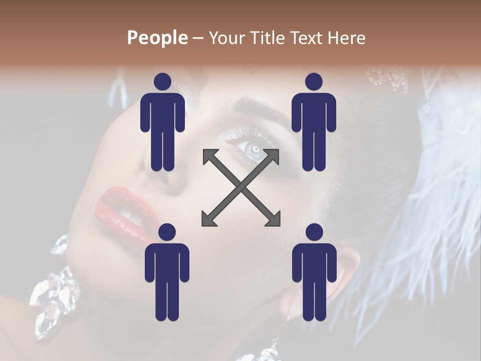 Performance Female Closeup PowerPoint Template