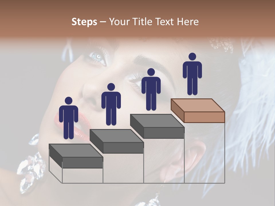 Performance Female Closeup PowerPoint Template