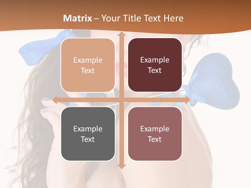 Woman Makeup Closeup PowerPoint Template