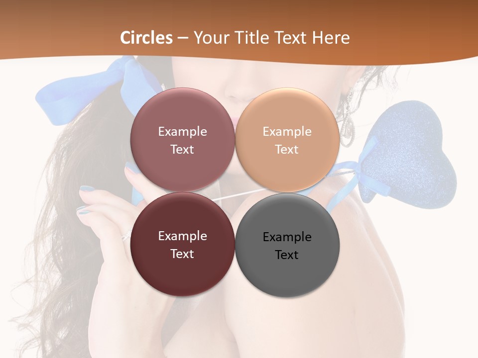 Woman Makeup Closeup PowerPoint Template