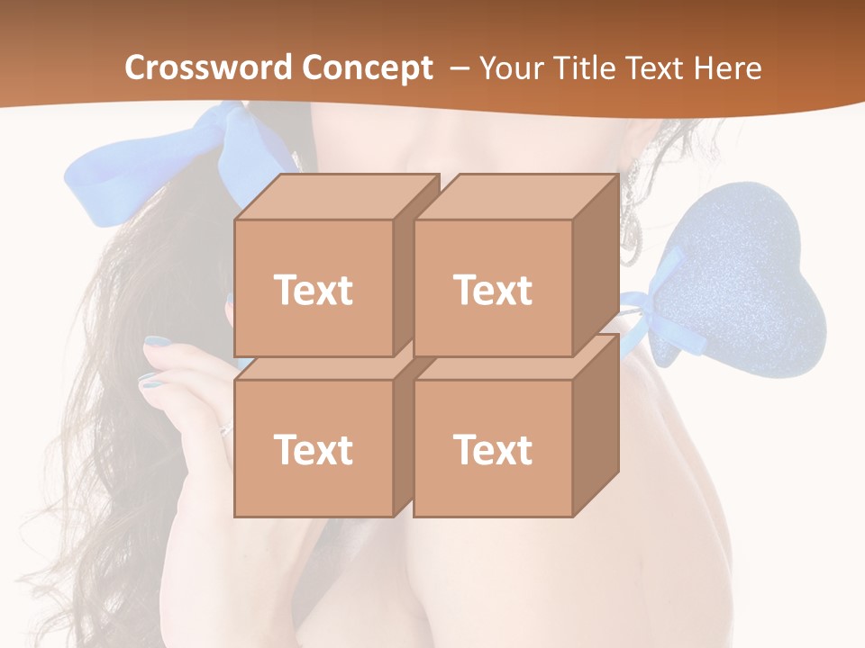 Woman Makeup Closeup PowerPoint Template