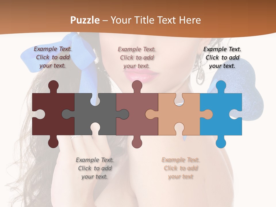 Woman Makeup Closeup PowerPoint Template