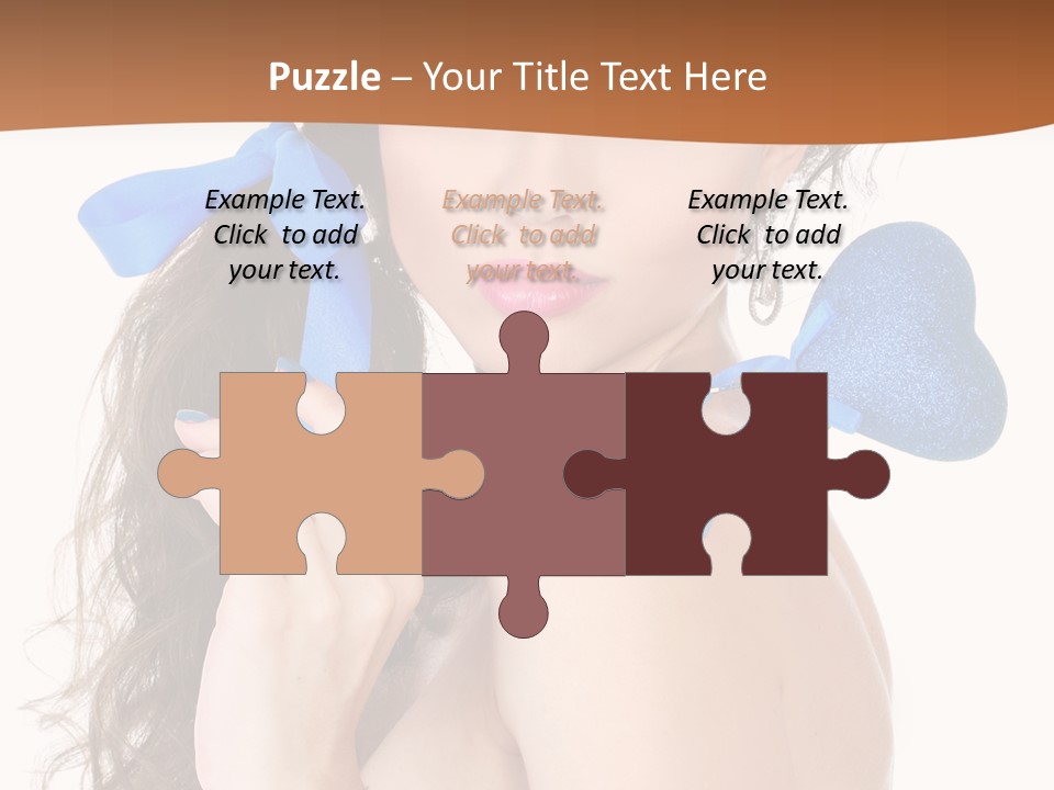 Woman Makeup Closeup PowerPoint Template