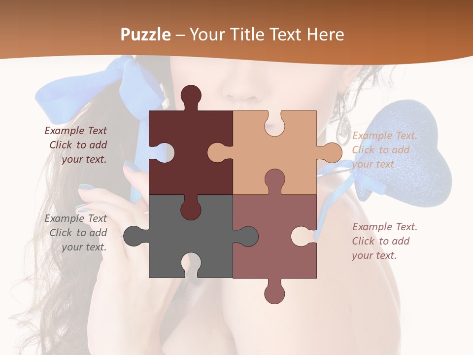 Woman Makeup Closeup PowerPoint Template