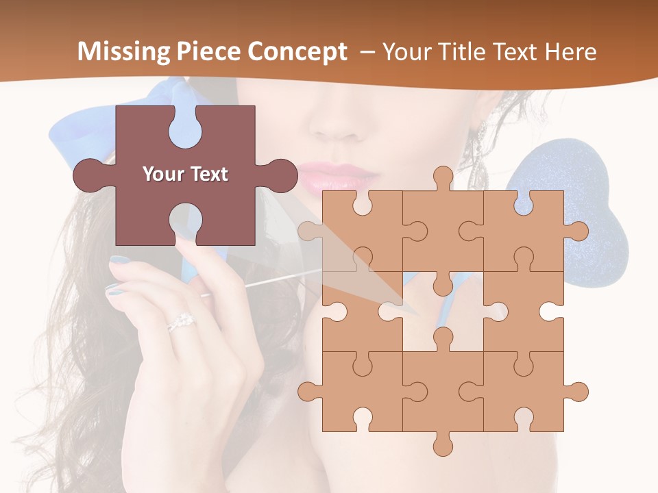 Woman Makeup Closeup PowerPoint Template