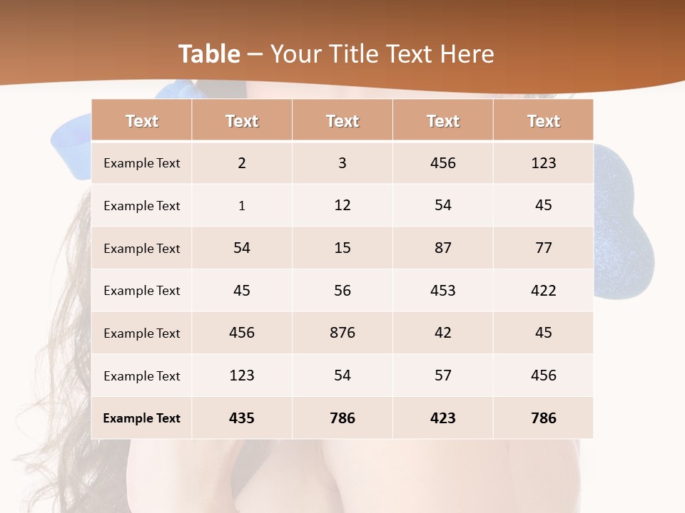 Woman Makeup Closeup PowerPoint Template